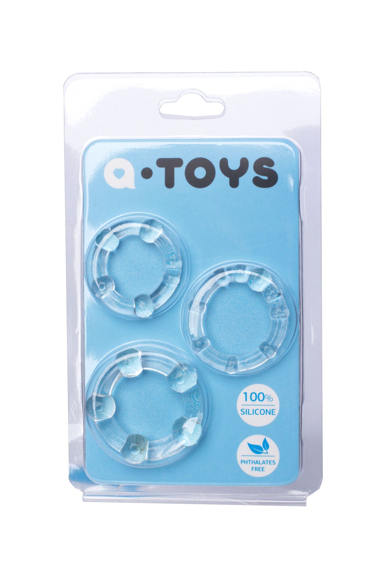 набор колец toyfa a-toys, силикон, прозрачный в Перми