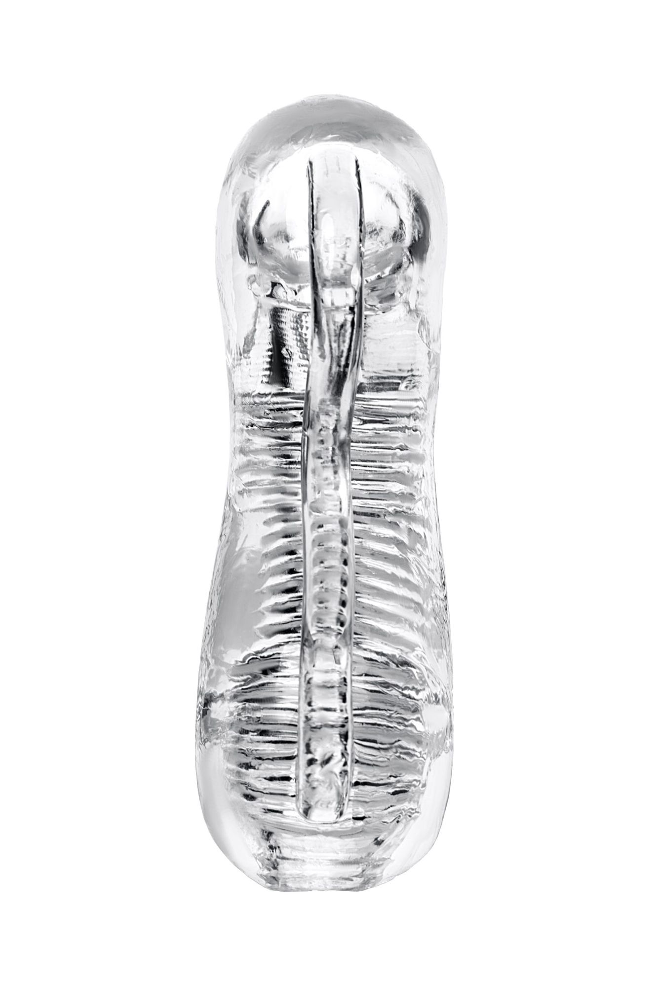мастурбатор нереалистичный lingam by toyfa indira, tpe, прозрачный, 14 см в Перми