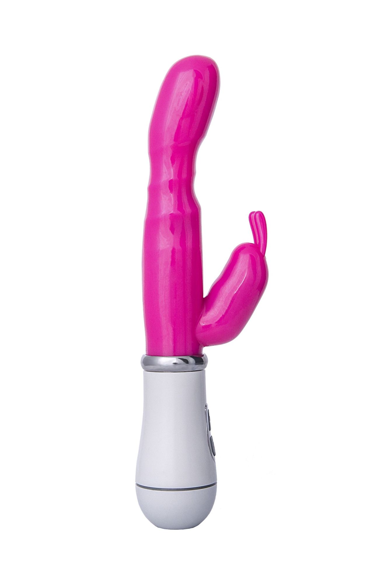 вибратор с клиторальным стимулятором a-toys by toyfa, tpe, розовый, 20 см в Перми