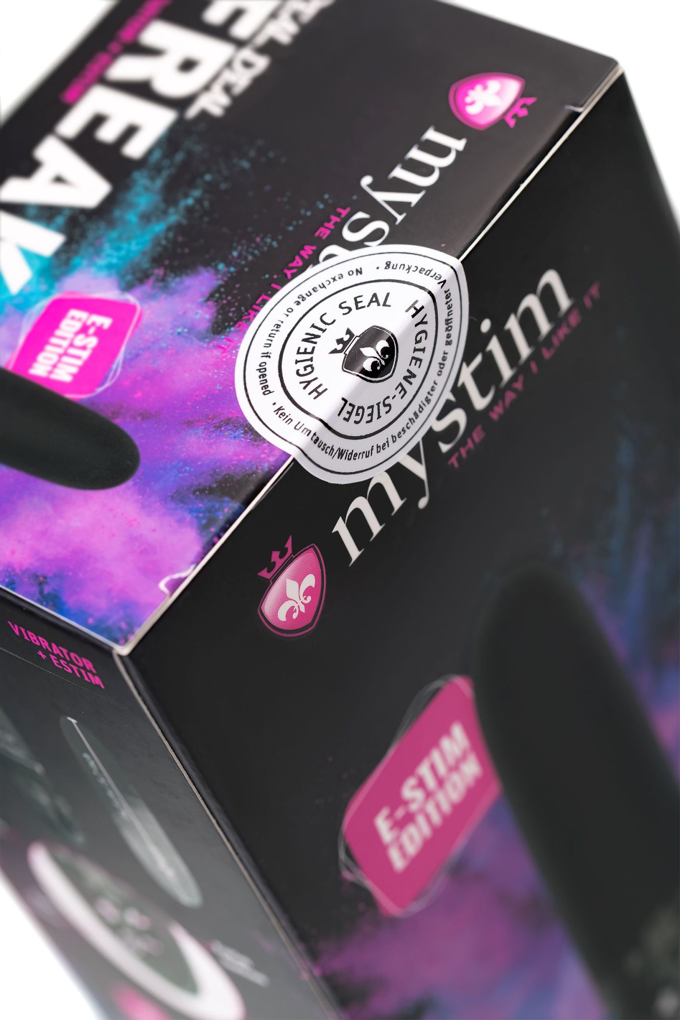 вибратор mystim real deal neal с электростимуляцией, силикон, черный, 16,5 см в Перми