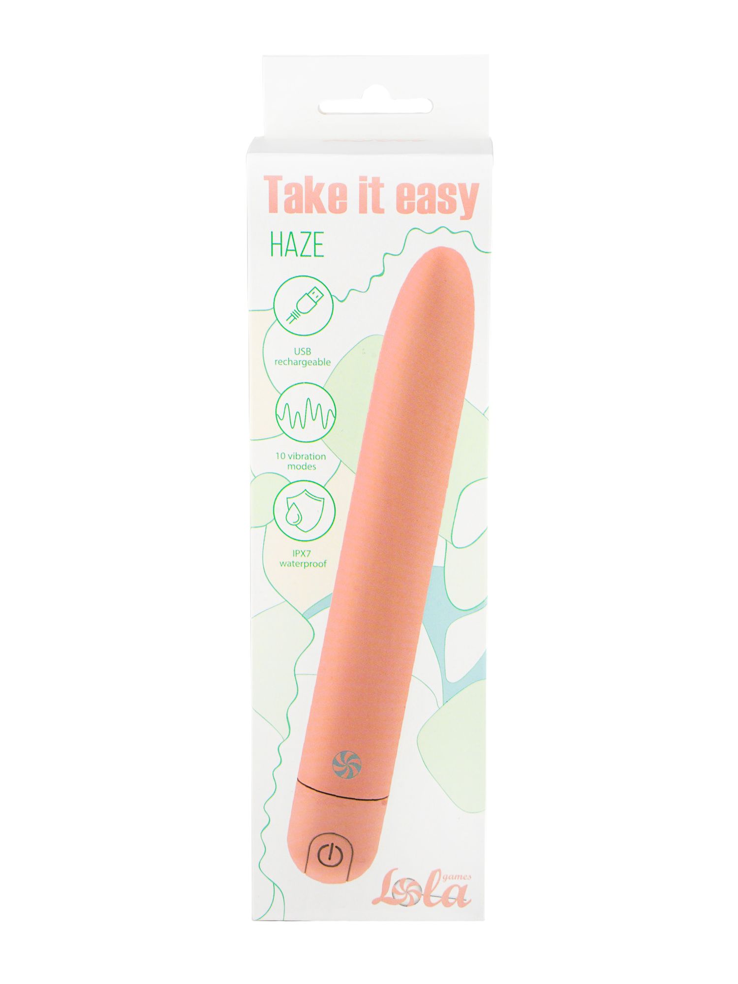 перезаряжаемый вибратор take it easy haze peach 9025-01lola в Перми