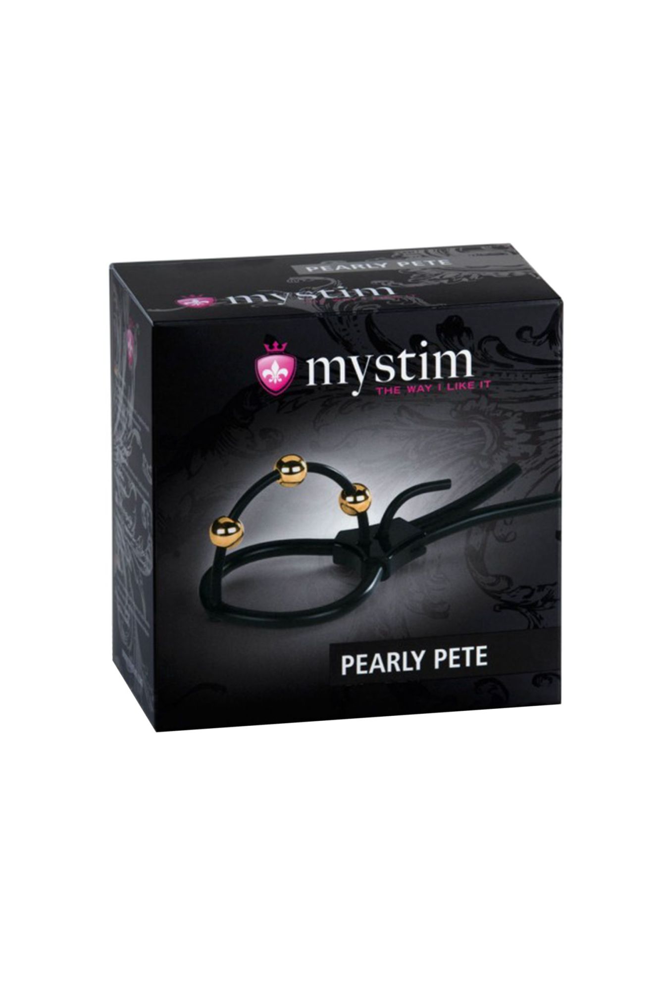 электросбруя mystim pearly pete, силикон, черный, 14 см в Перми