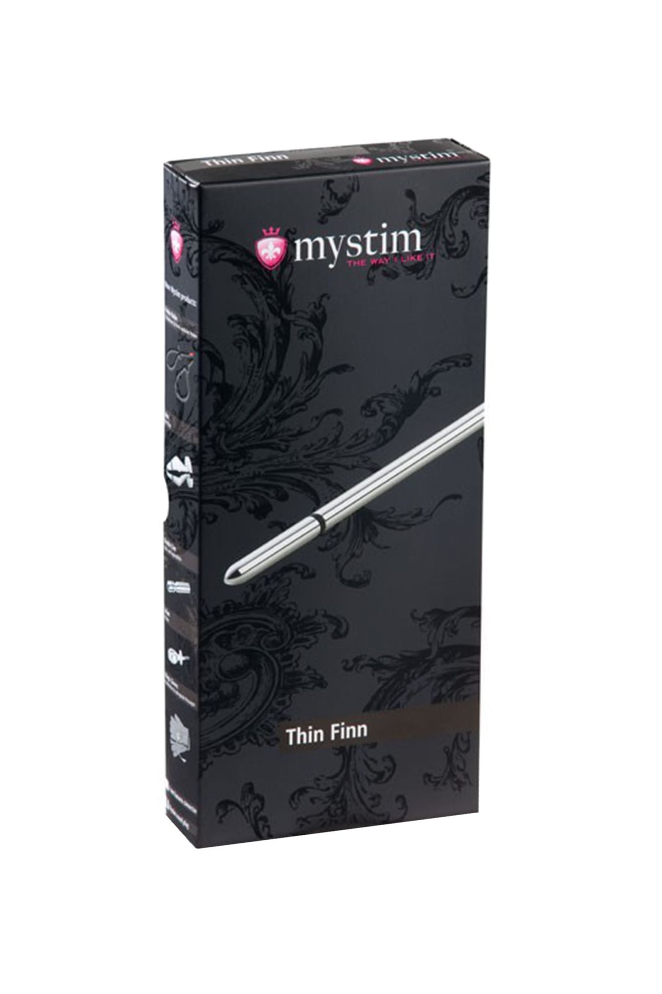 электростимулятор уретры mystim thin finn, хирургическая сталь, серебряный, 25 см в Перми