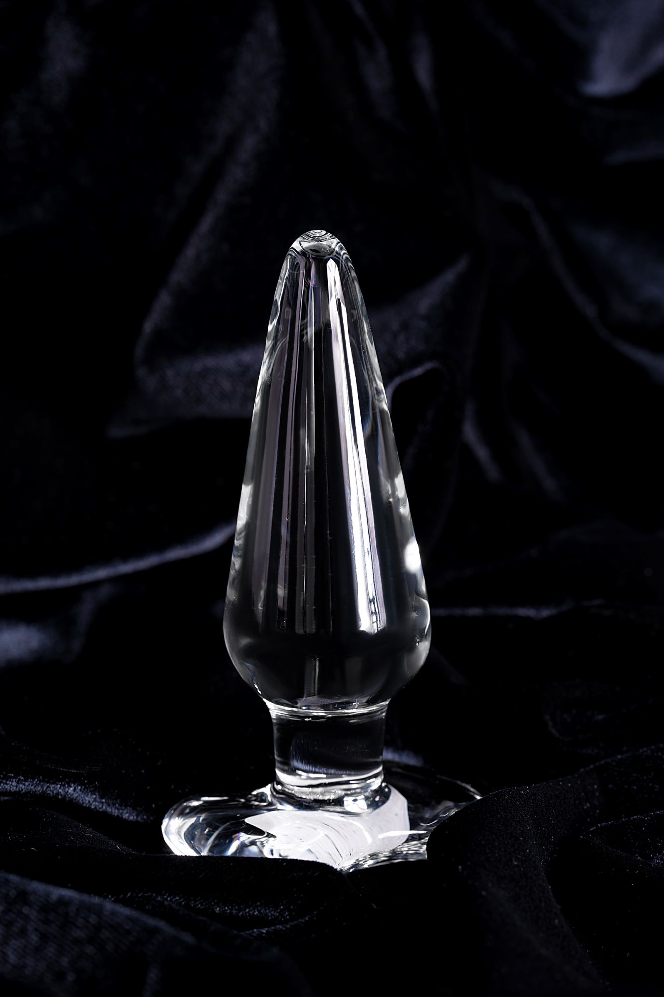 анальная втулка sexus glass, стекло, прозрачная, 11,5 см, ø 3,5 см в Перми