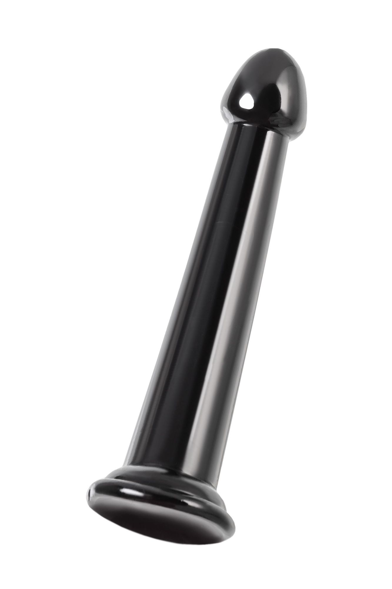 нереалистичный фаллоимитатор jelly dildo l toyfa basic, tpe, чёрный, 20 см в Перми