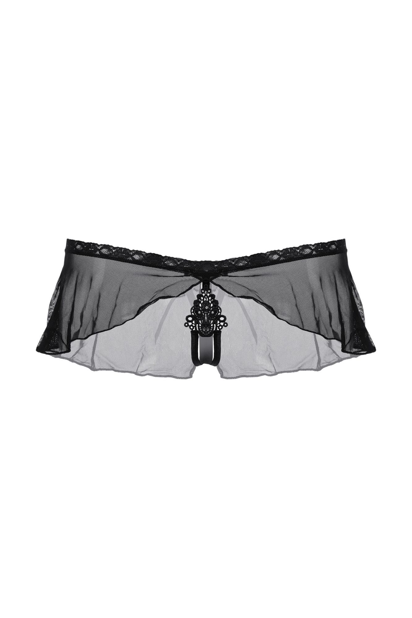 Эротическое стринги с юбочкой softline collection, черный, m/l в Перми