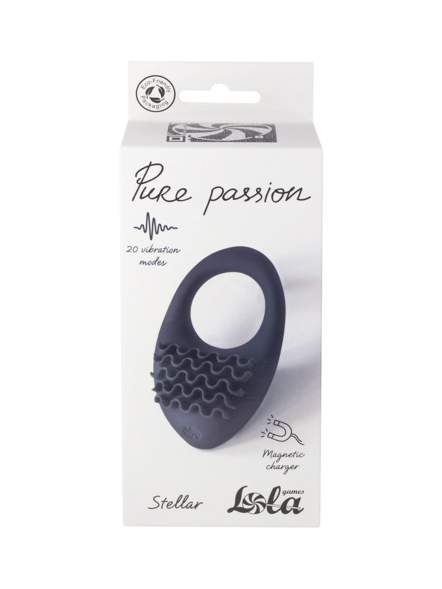 перезаряжаемое эрекционное виброкольцо pure passion stellar black 1501-01lola в Перми
