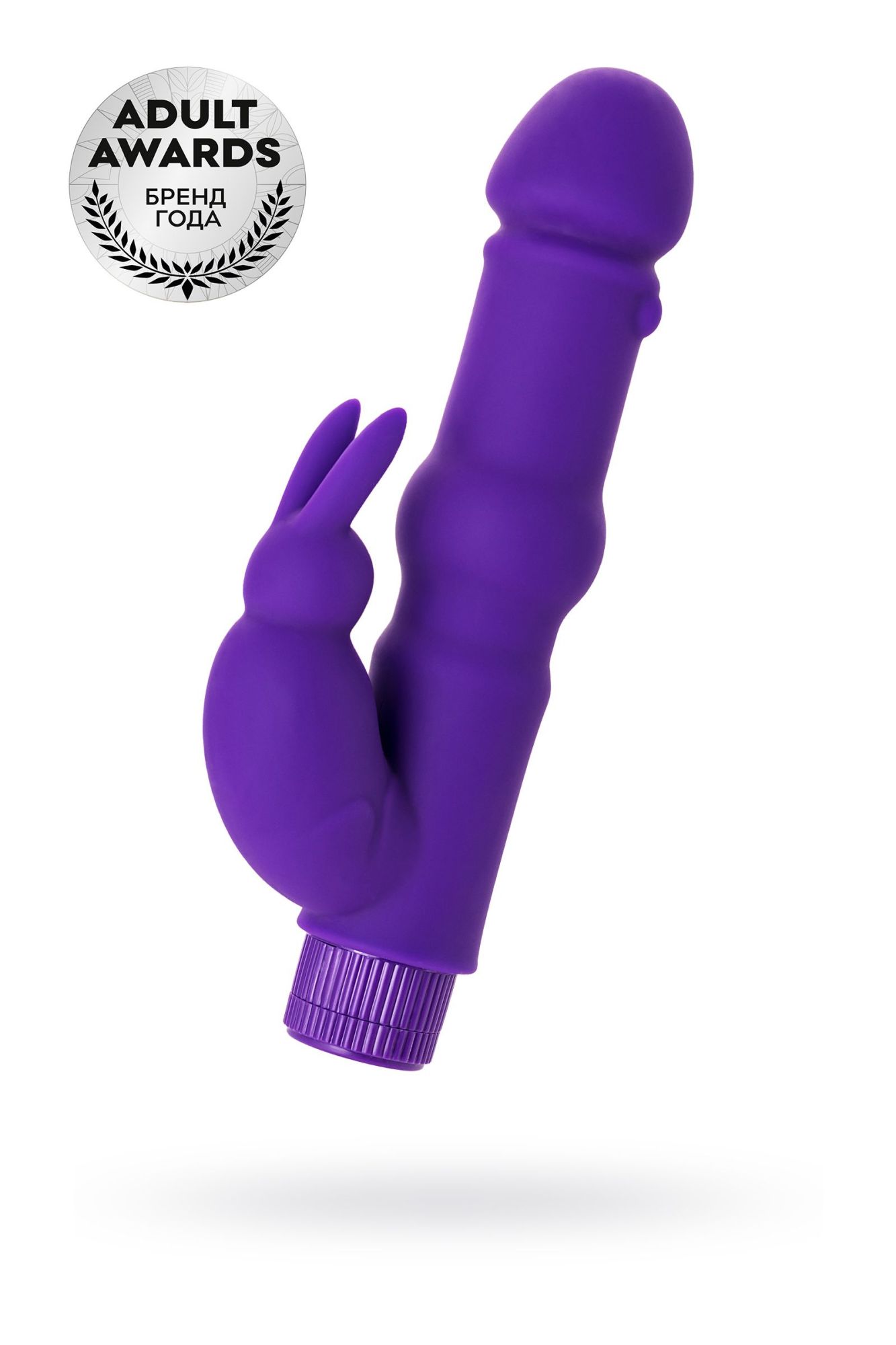нереалистичный вибратор toyfa a-toys, силикон, фиолетовый, 18 см в Перми