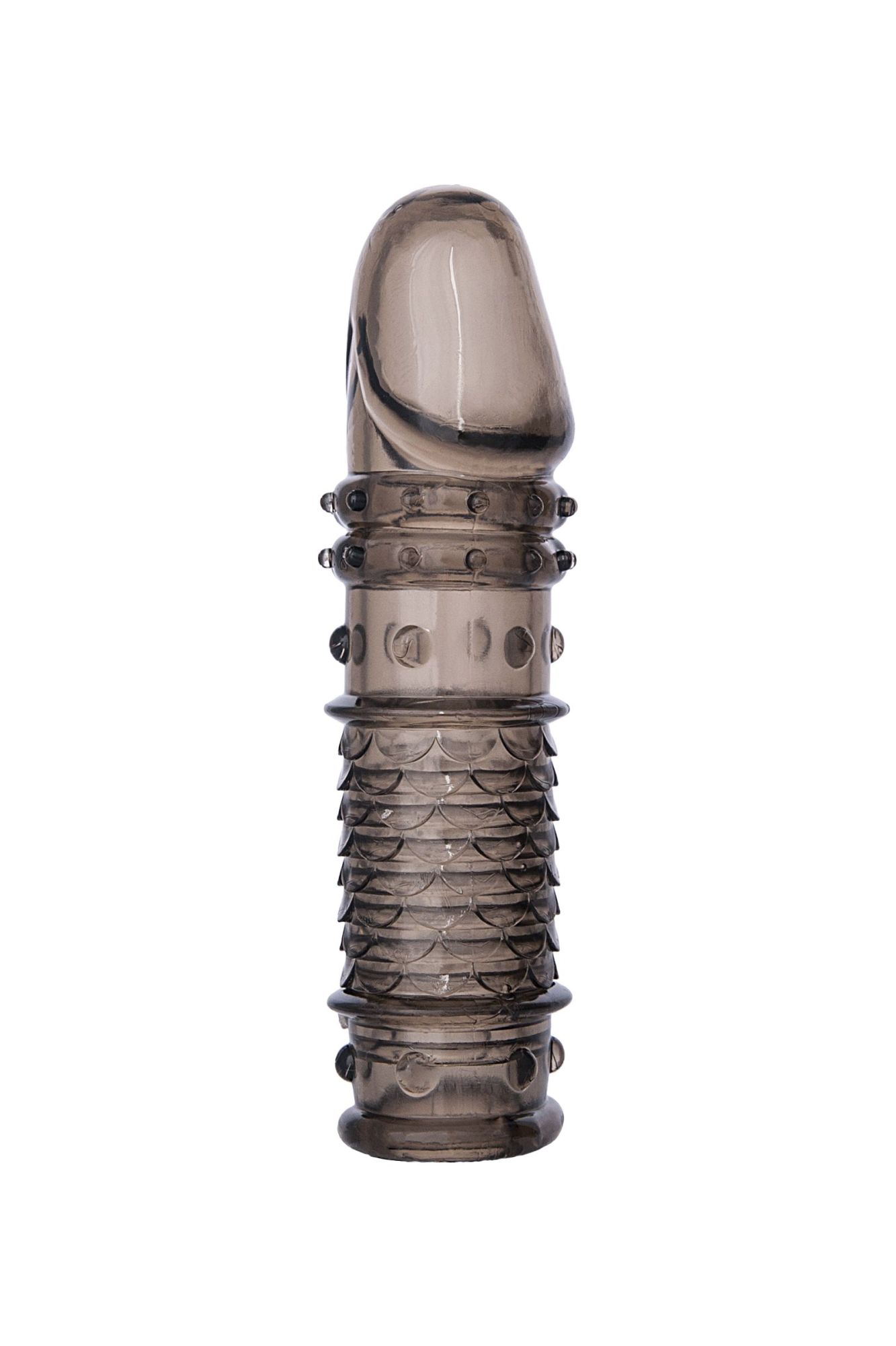 насадка toyfa xlover, для увеличения размера, tpe, черная прозрачная, 13,5 см в Перми