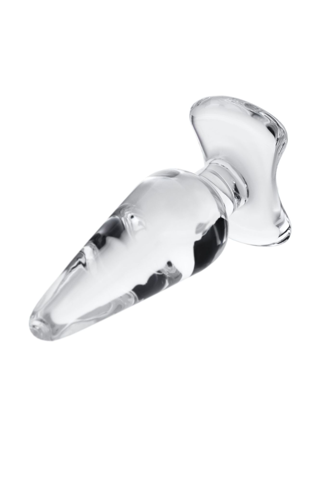 анальная втулка sexus glass, стекло, прозрачная, 11,5 см, ø 3,5 см в Перми