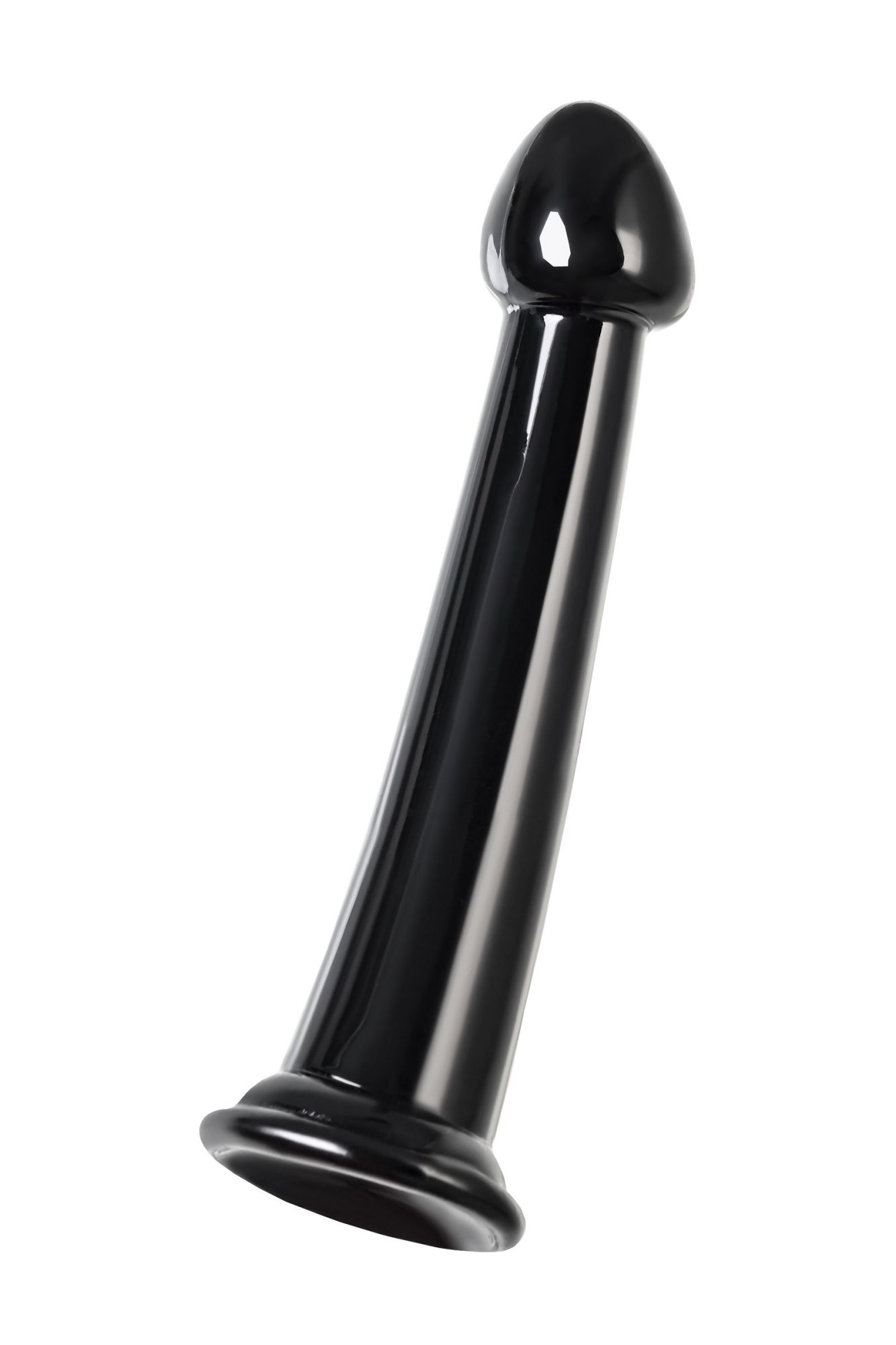 нереалистичный фаллоимитатор jelly dildo m toyfa basic, tpe, чёрный, 18 см в Перми