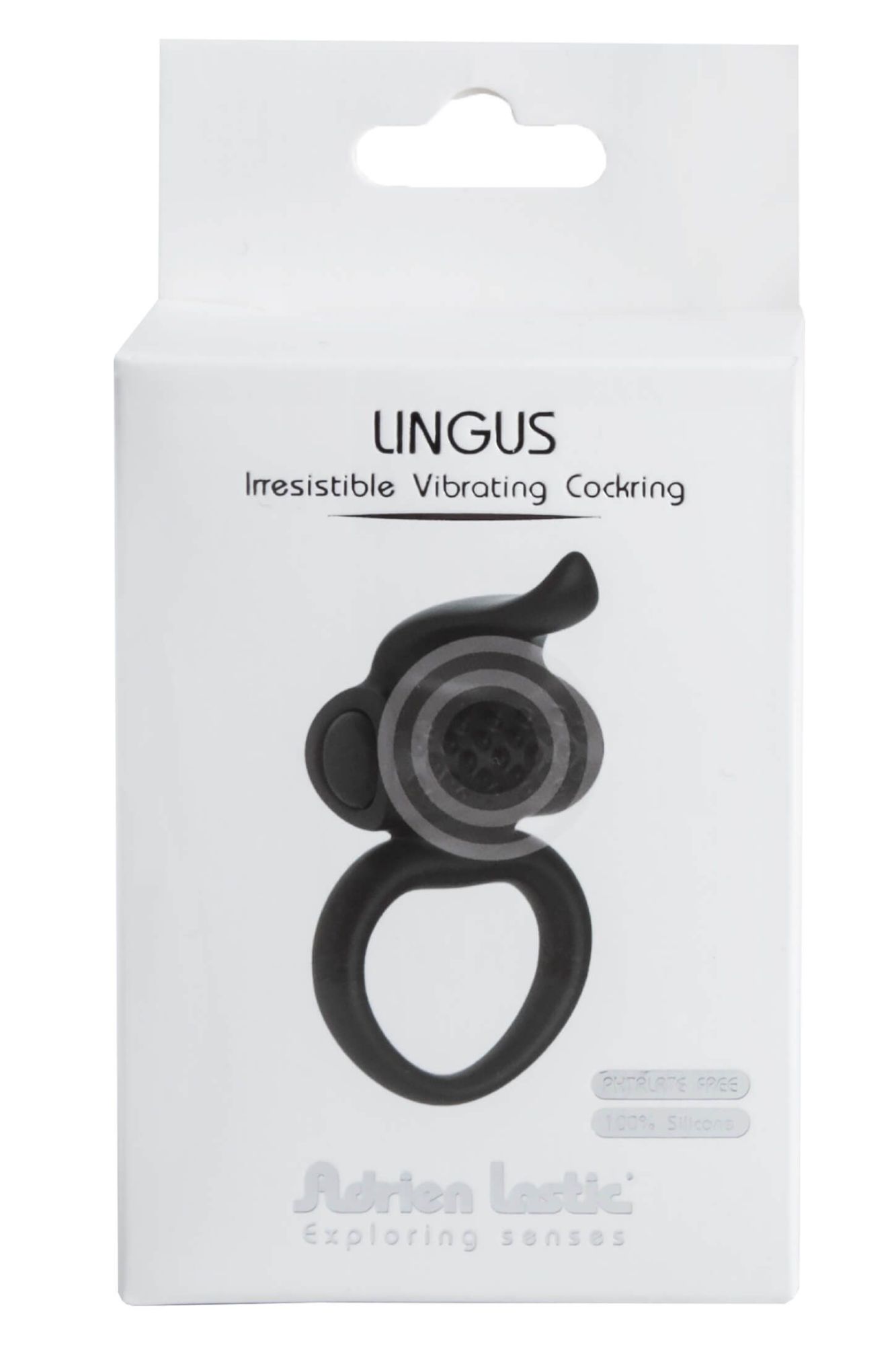 виброкольцо adrien lastic lingus, черное в Перми
