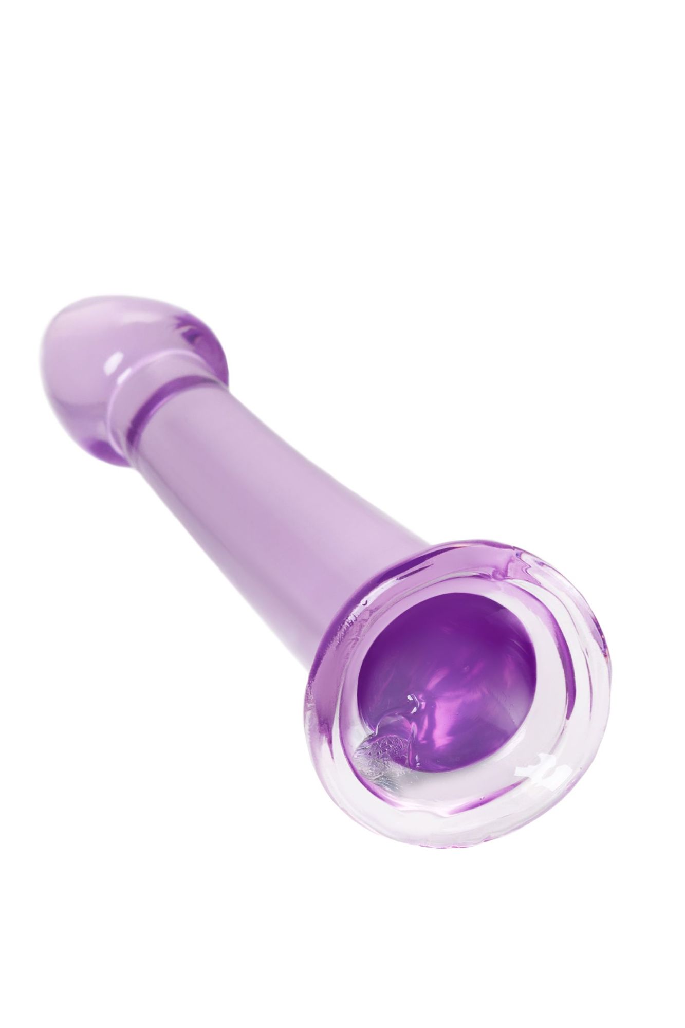 нереалистичный фаллоимитатор jelly dildo s toyfa basic, tpe, фиолетовый, 15,5 см в Перми