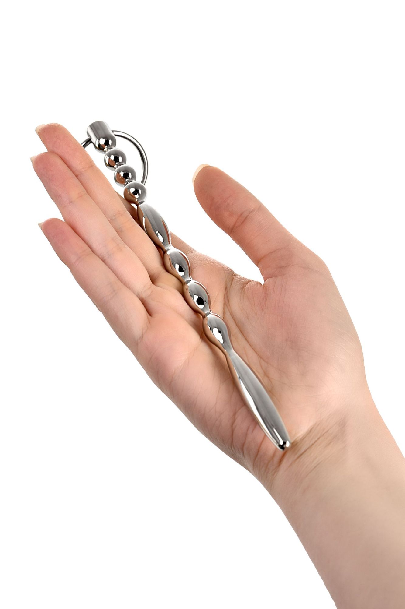 уретральный плаг toyfa metal фигурный с кольцом в основании, серебряный в Перми
