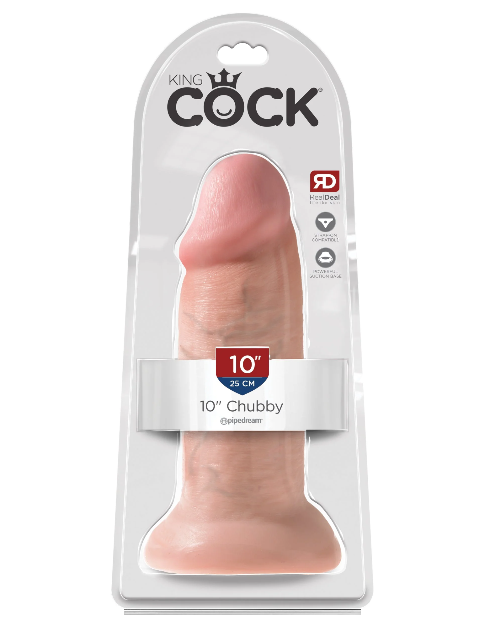 фаллоимитатор king cock 10" chubby - flesh pipedream 553621pd в Перми