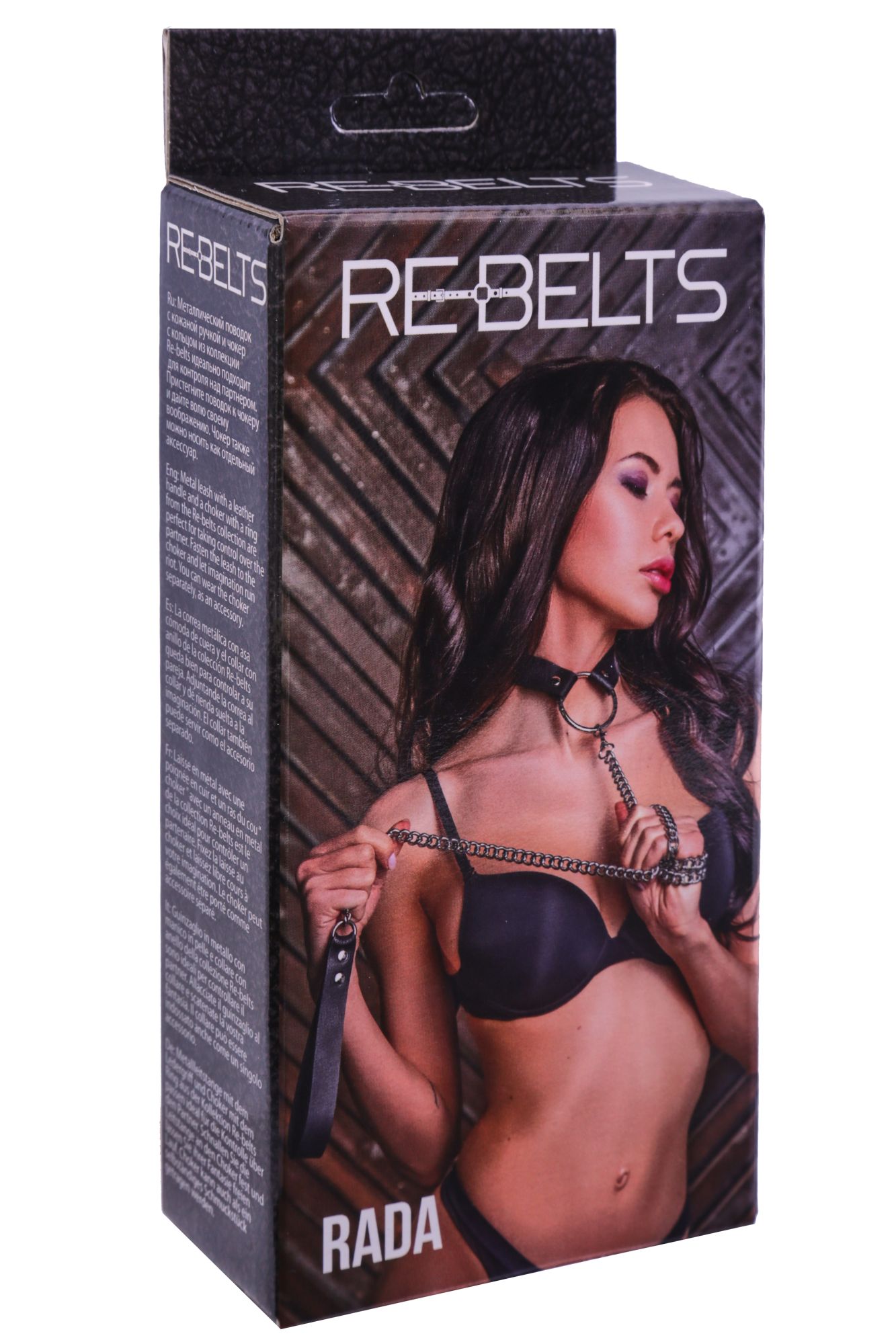 поводок и чокер с кольцом rada black 7747-01rebelts в Перми