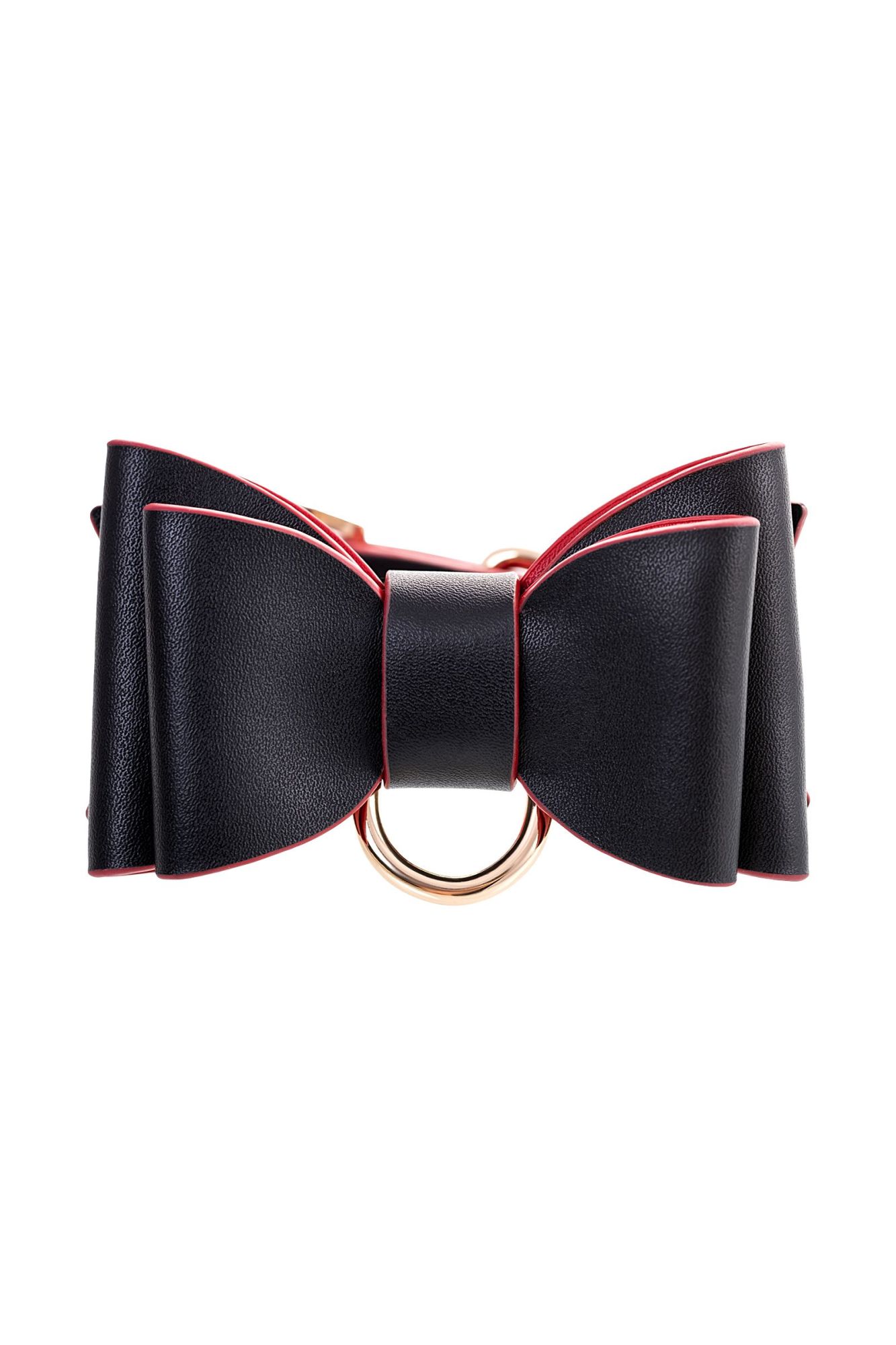 бондажный набор toyfa theatre bow-tie, pu-кожа, черный в Перми