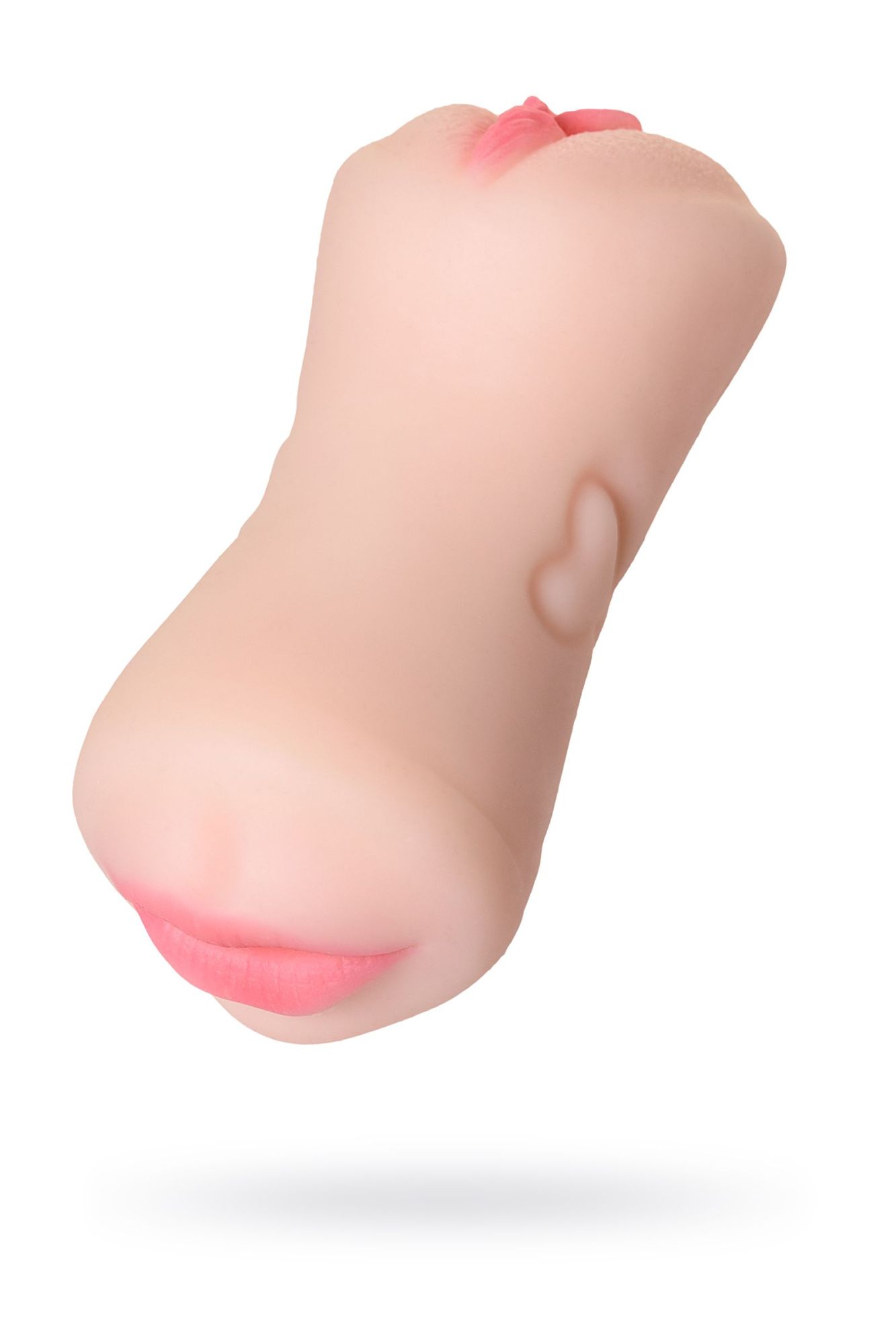 мастурбатор реалистичный toyfa juicy pussy pretty mouth, рот и вагина, softskin, телесный,17 см в Перми