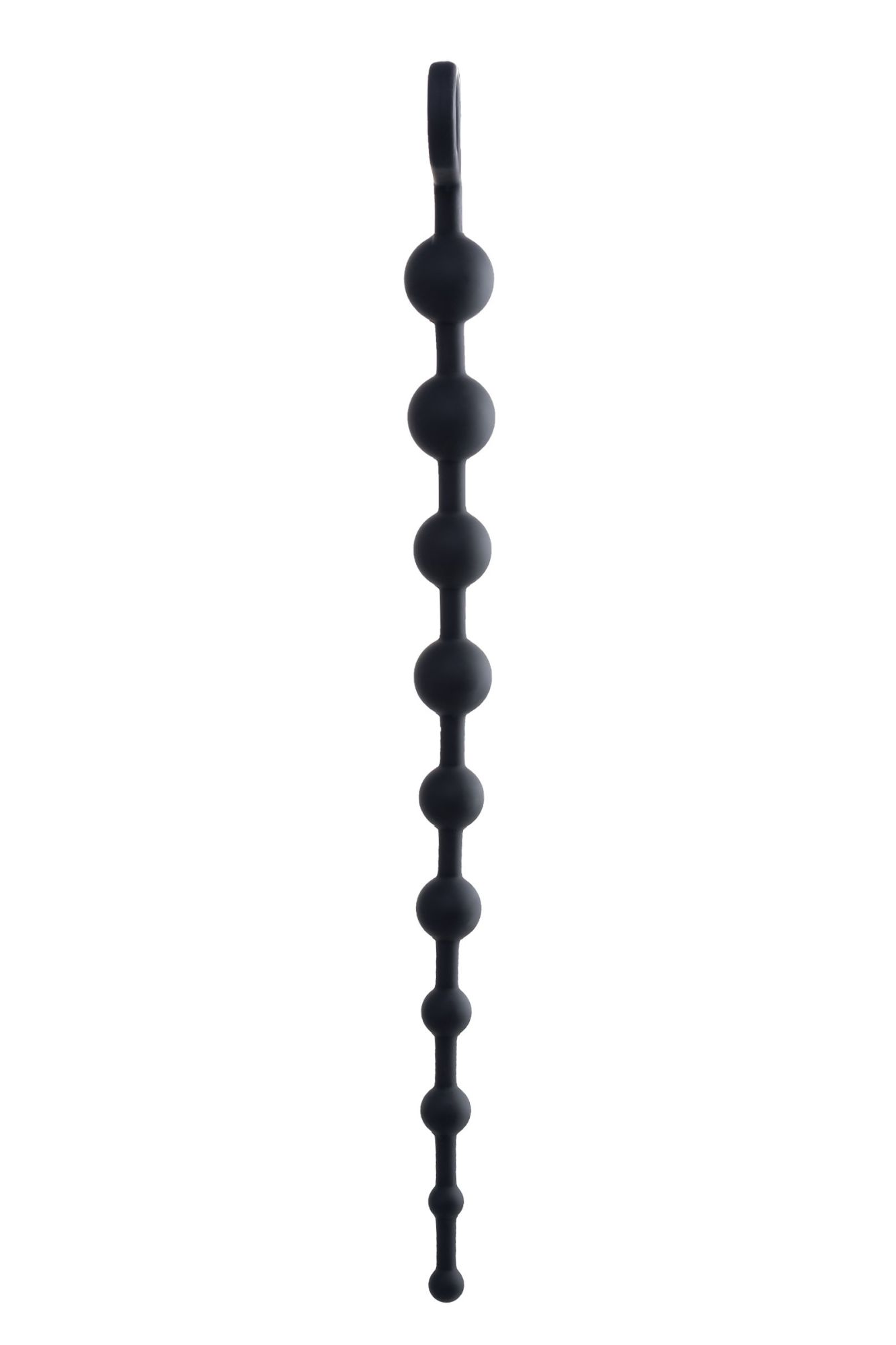 анальные бусы toyfa popo pleasure cephei, водонепроницаемые, силикон, черные, 33,5 см, ø 2,4 см в Перми