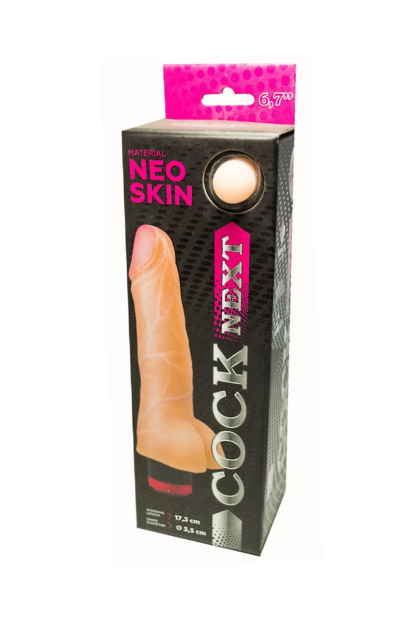 вибромассажёр-реалистик cock next lovetoy, tpr, телесный, 17,3 см в Перми