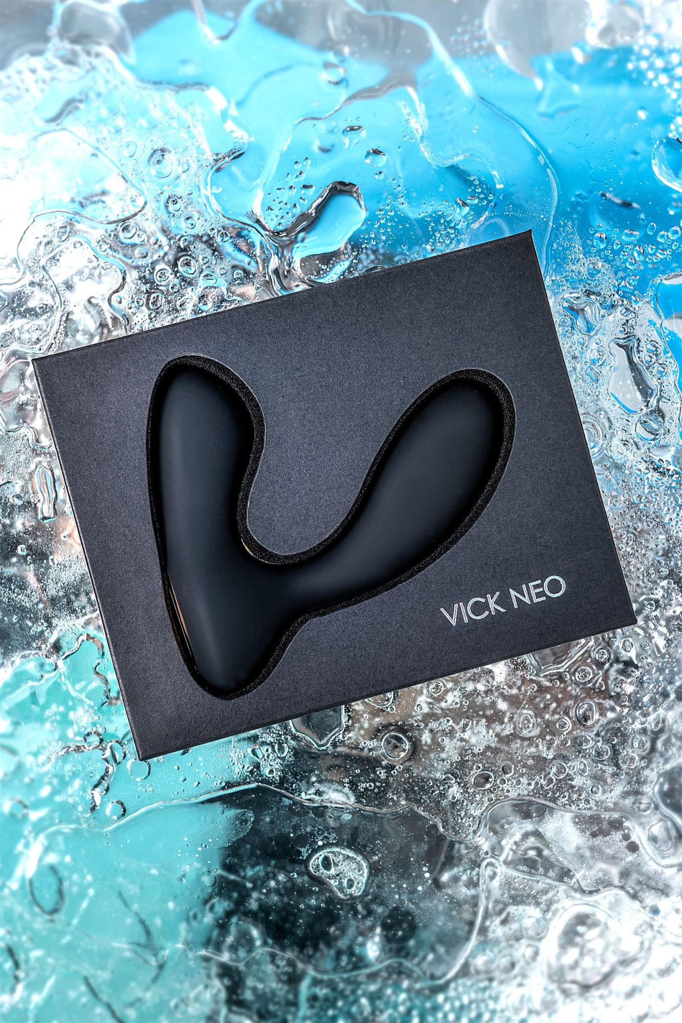 стимулятор простаты svakom vick neo, силикон, чёрный, 10 см в Перми