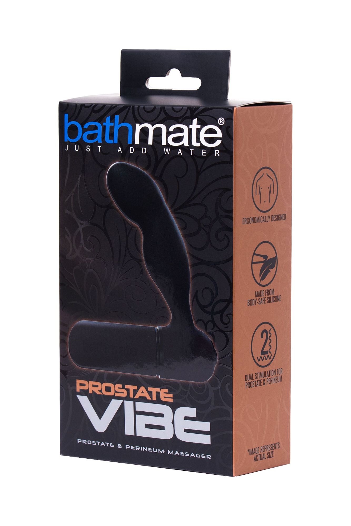 стимулятор простаты bathmate  vibe, abs пластик, черный, 10,5 см в Перми