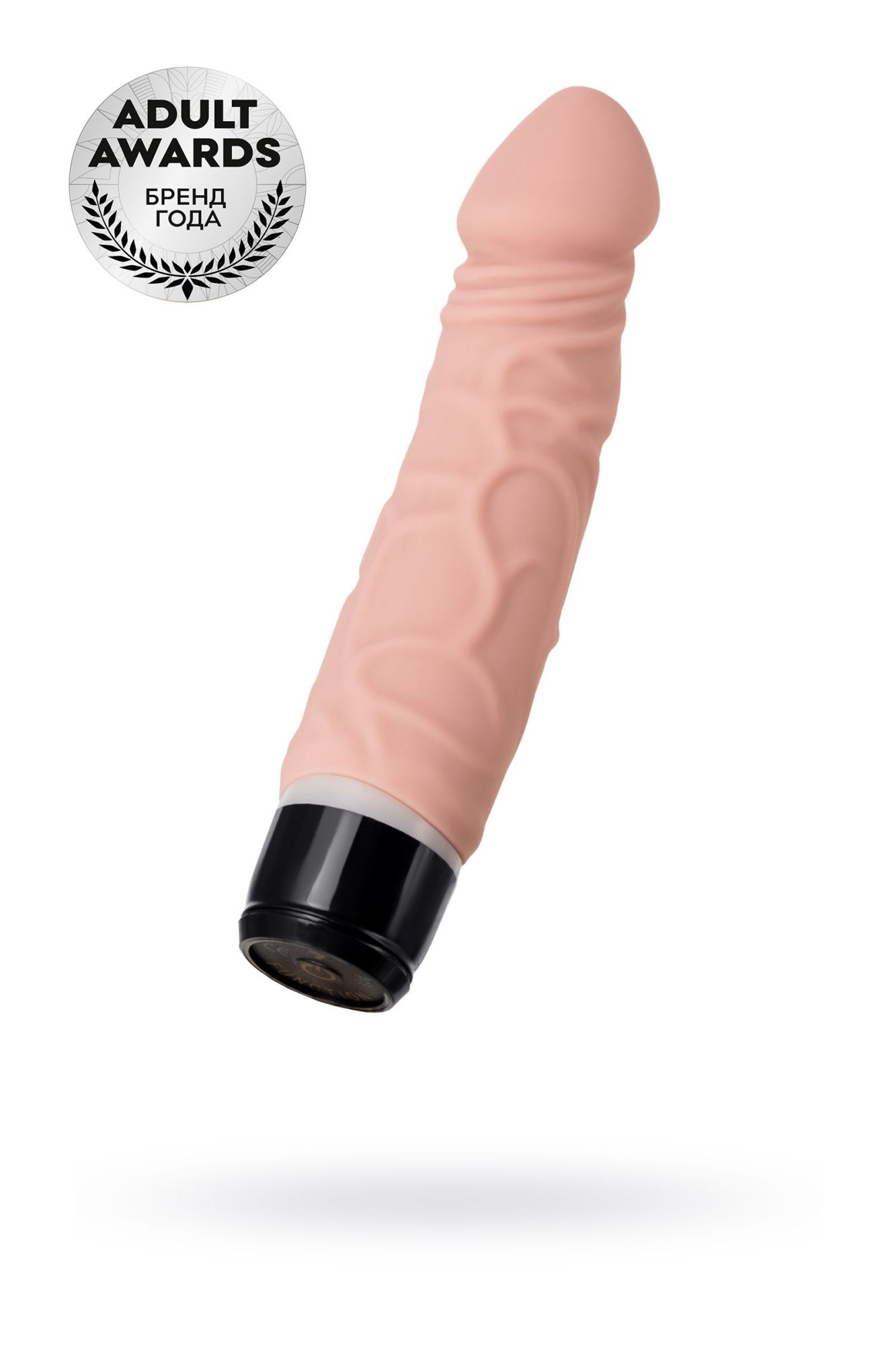 реалистичный вибратор toyfa  a-toys bolv, силикон, телесный, 19,3 см в Перми