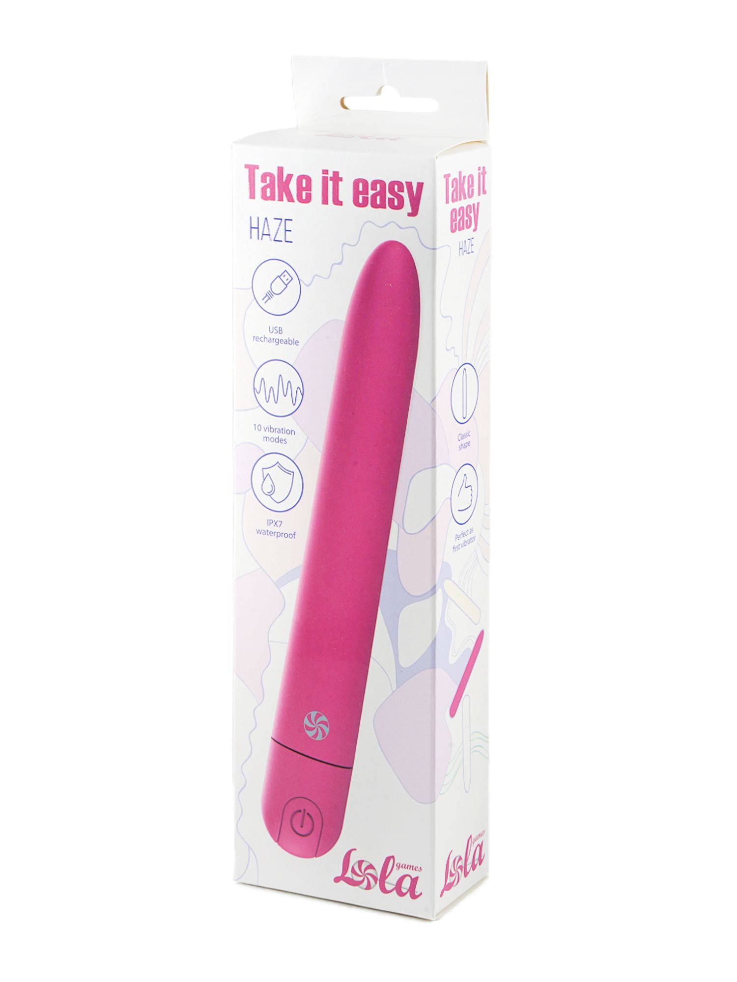 перезаряжаемый вибратор take it easy haze pink 9025-02lola в Перми