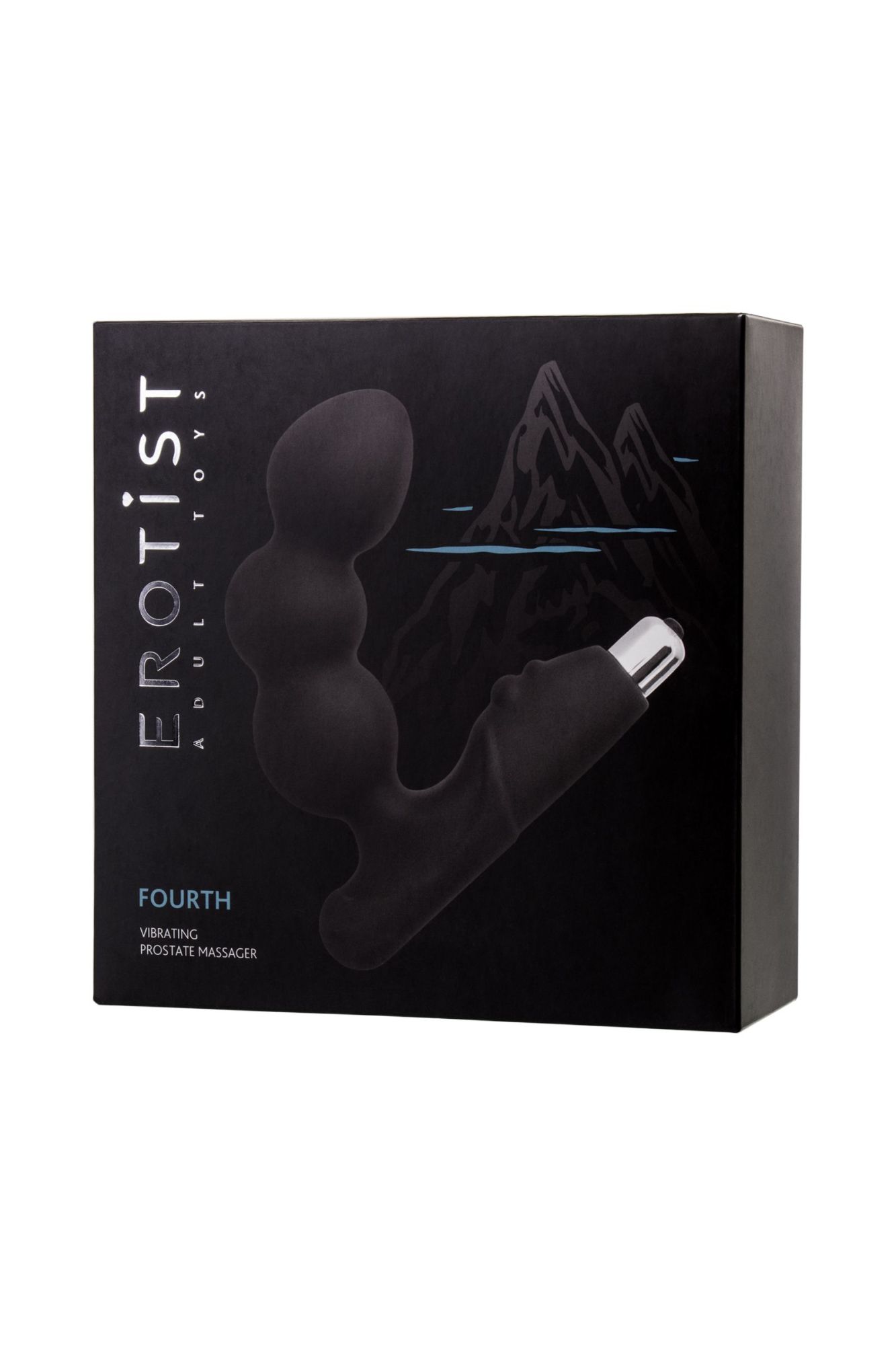 стимулятор простаты erotist fourth, силикон, черный, 12,4 см в Перми