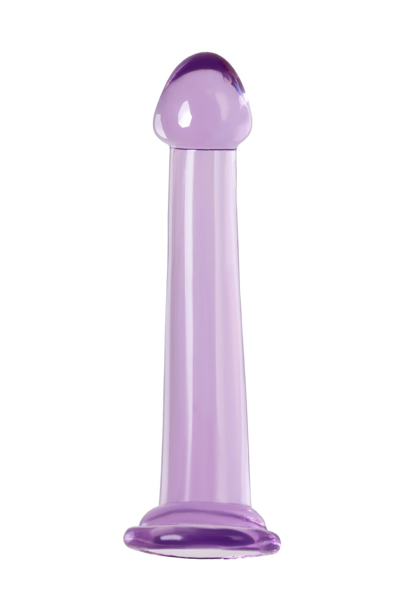 нереалистичный фаллоимитатор jelly dildo s toyfa basic, tpe, фиолетовый, 15,5 см в Перми
