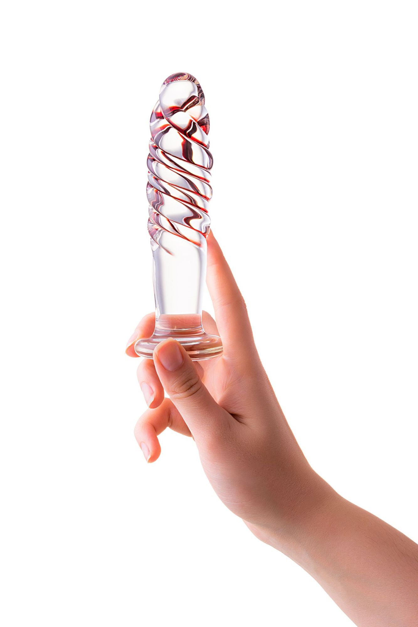 анальная втулка sexus glass, стекло, прозрачная, 15,5 см, ø 3,5 см в Перми