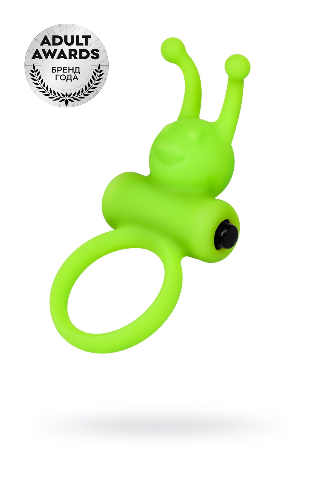 эрекционное кольцо на пенис a-toys by toyfa flik, силикон, зеленый, 9,1 см, ø 3,1 см в Перми