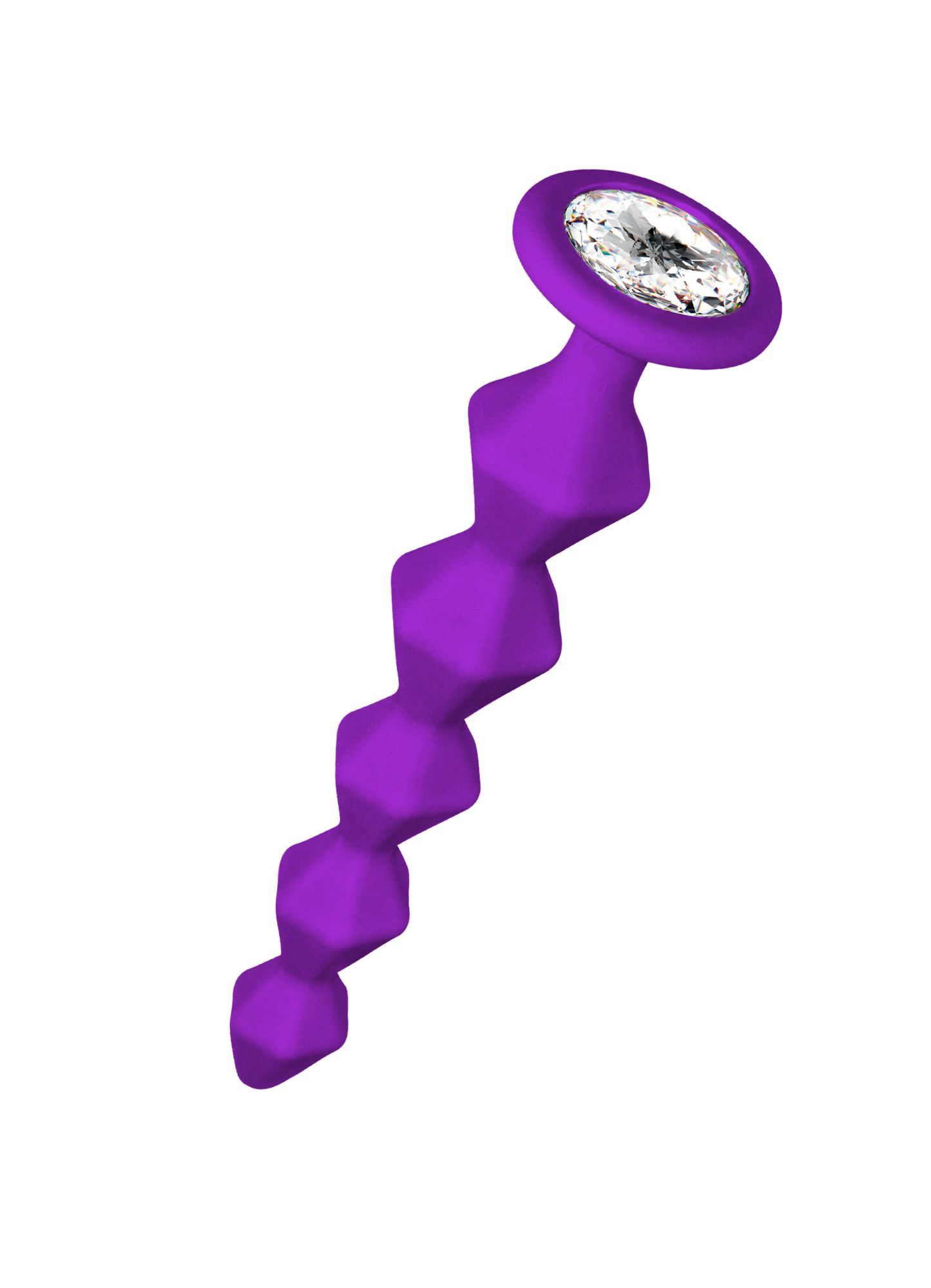 анальная цепочка с кристаллом emotions buddy purple 1400-03lola в Перми