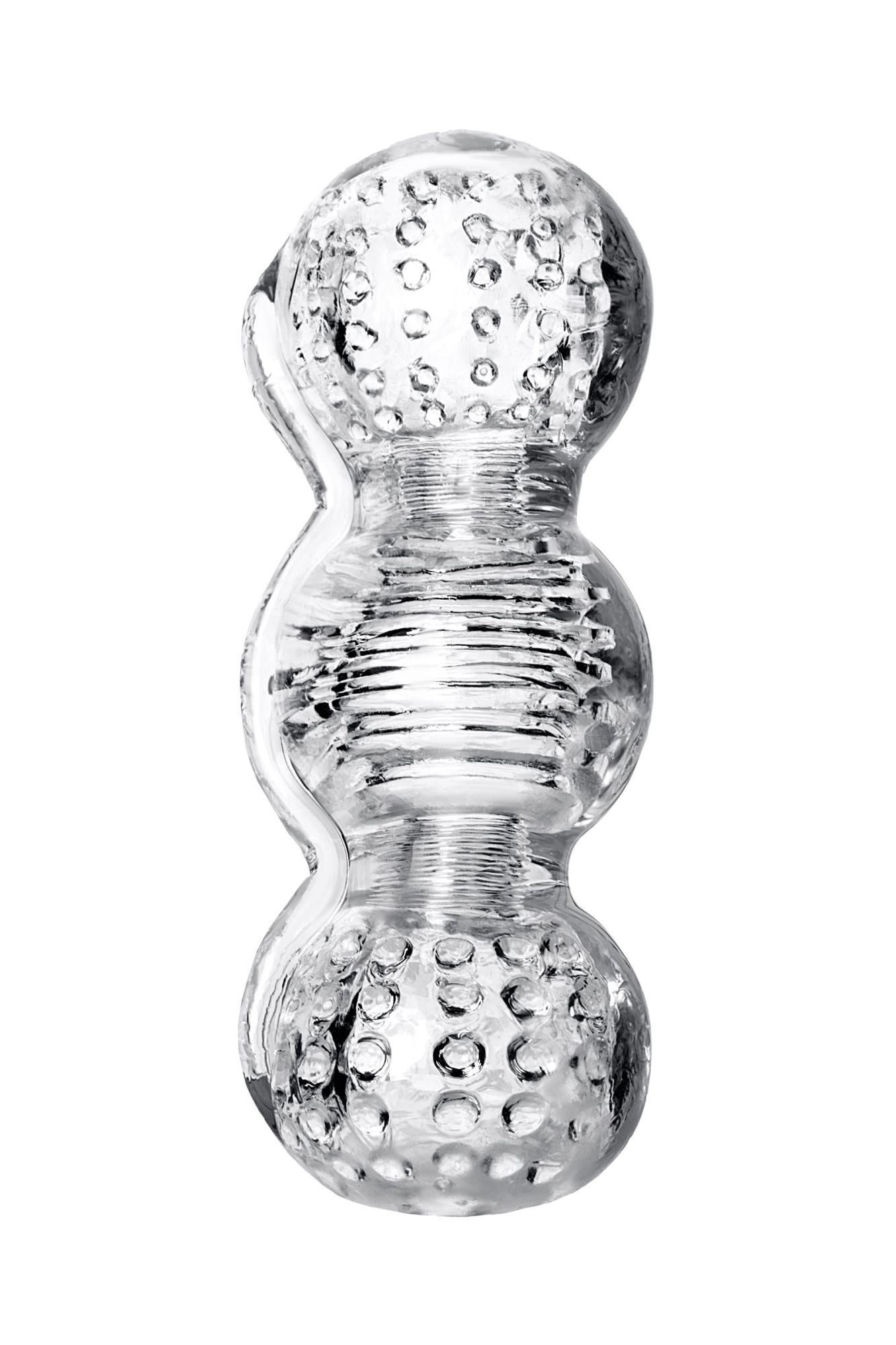 мастурбатор нереалистичный lingam by toyfa rashmi, tpe, прозрачный, 15,5 см в Перми