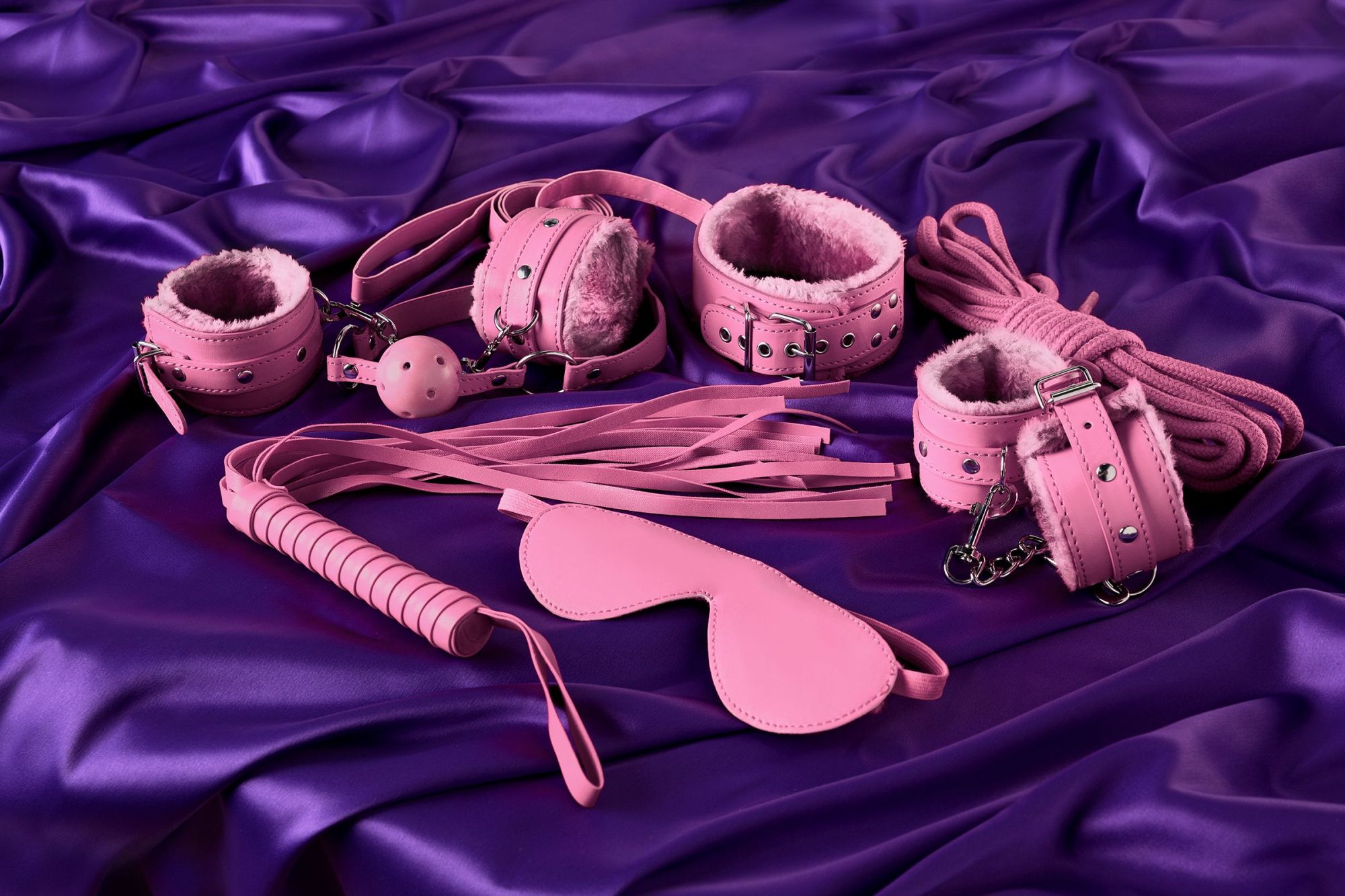 набор для ролевых игр eromantica bdsm nice, розовый в Перми