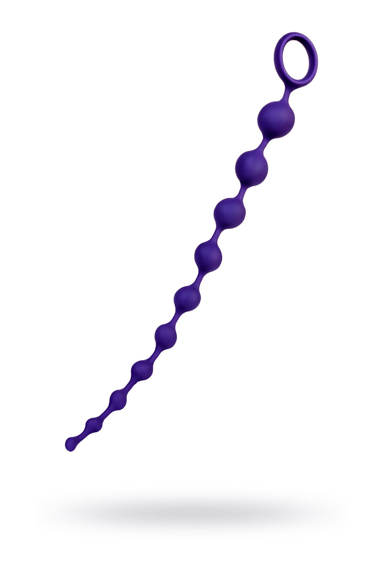 анальная цепочка todo by toyfa grape, силикон, фиолетовая, 35 см, ø 2,7 см в Перми