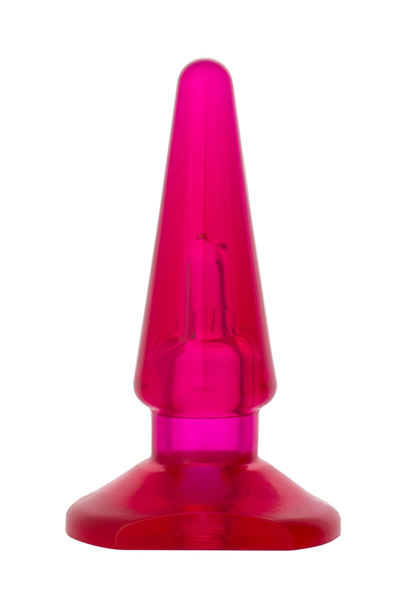 анальная втулка toyfa basic, pvc, розовый, 9,5 см в Перми