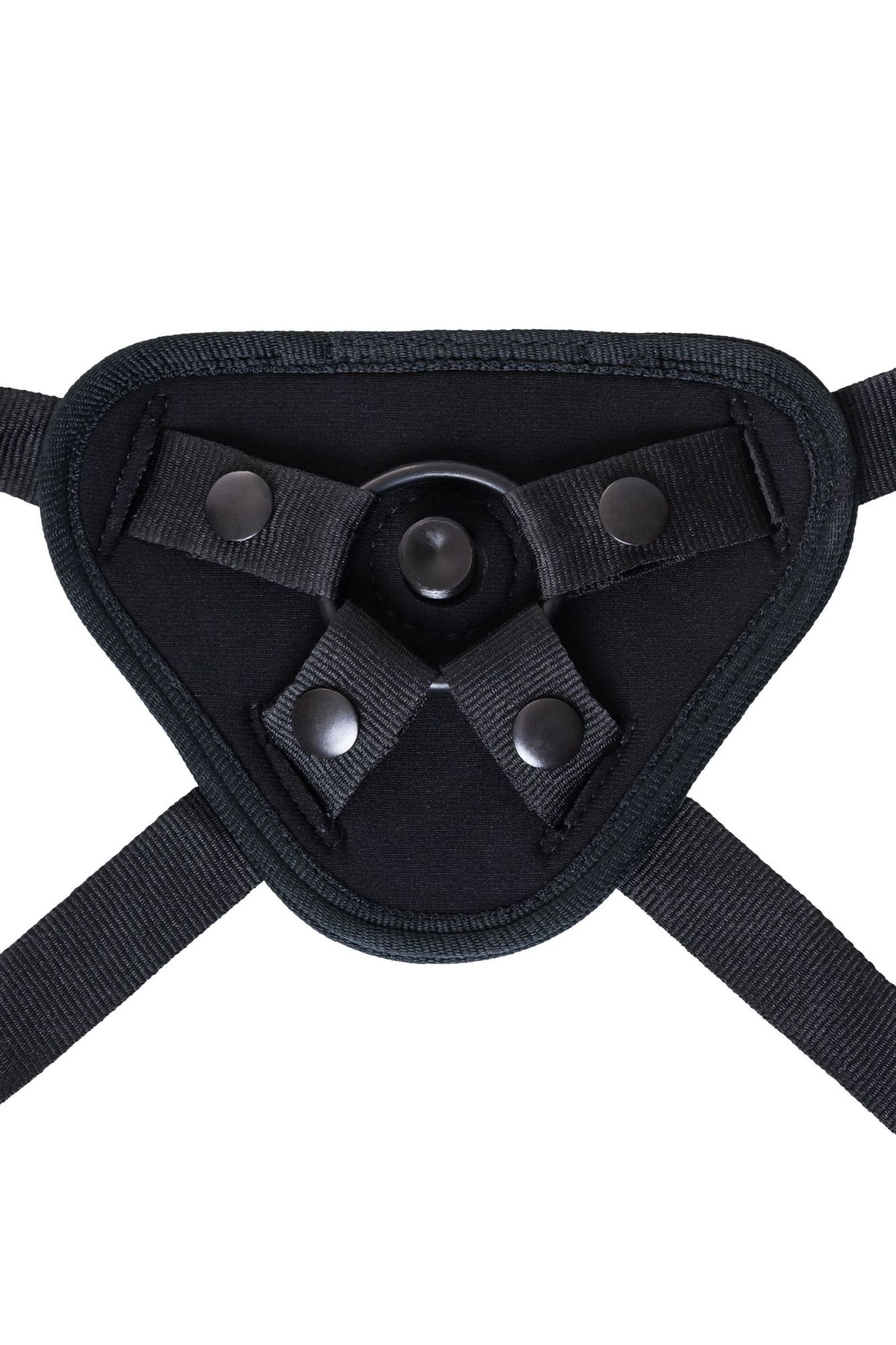 трусики для страпона realstick strap-on master, неопрен, черные в Перми